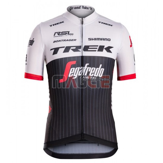 Maglia Trek manica corta 2016 nero e bianco